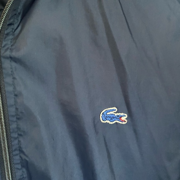 Lacoste Blue Men’s Large Nylon Windbreaker - Picture 4 of 10